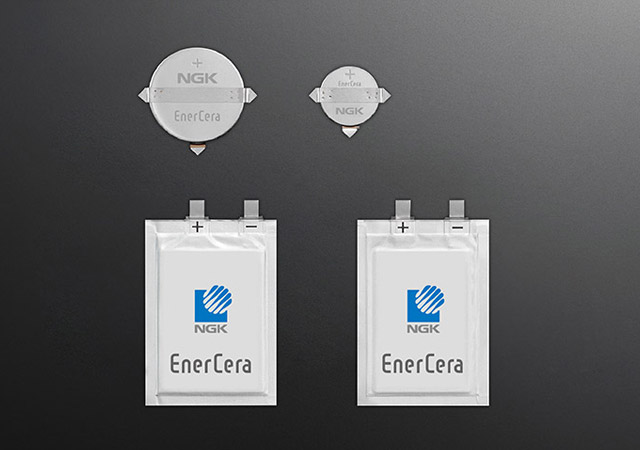 チップ型セラミックス二次電池「EnerCera」の写真