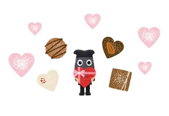 2月のカレンダー画像