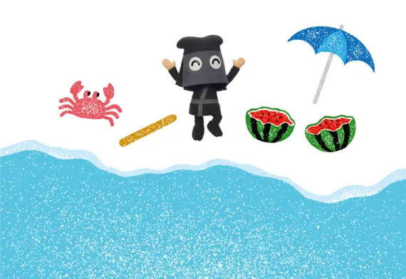 7月のカレンダー画像