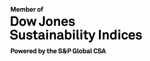Member of Dow Jones Sustainability Indices Powered by the S&P Global CSA