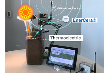 （写真2）スマート農業用ワイヤレスセンサー