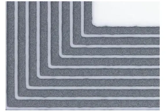 Line/Space：50/30&mu;m