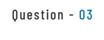 Question 03