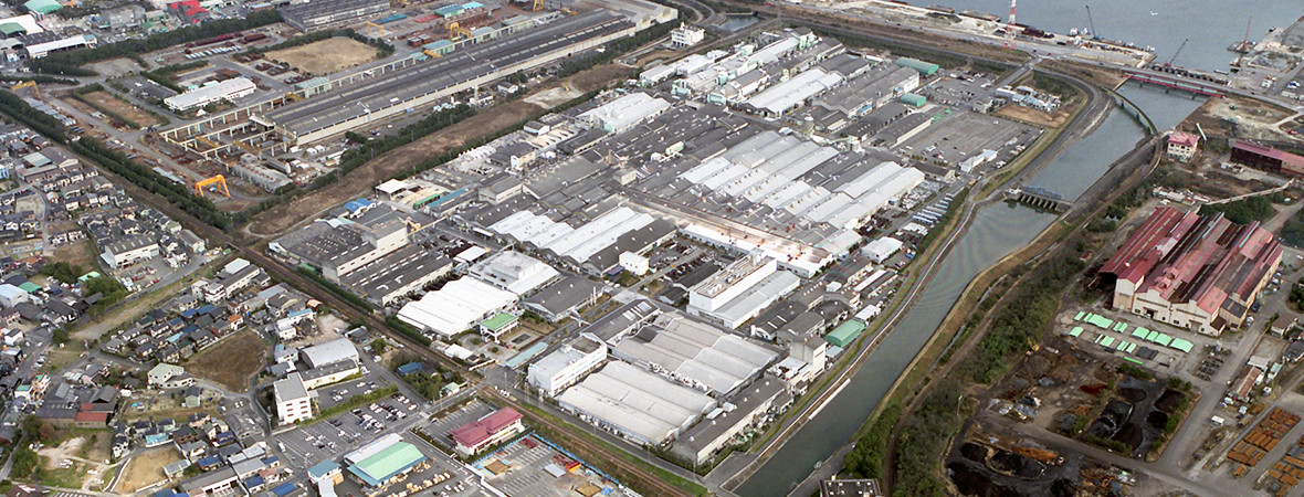 小牧事業所の空撮写真