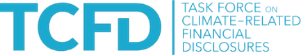 気候関連財務情報開⽰タスクフォース（TCFD）のロゴです。