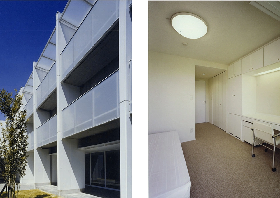 宿舎の外観 宿舎の内観