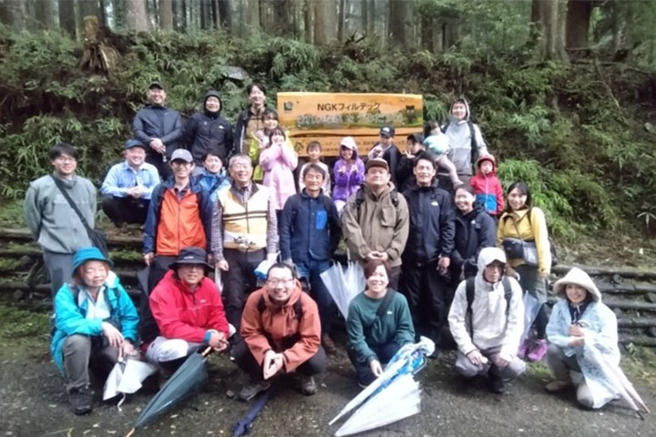 雨天にもかかわらず予定していた全員が参加
